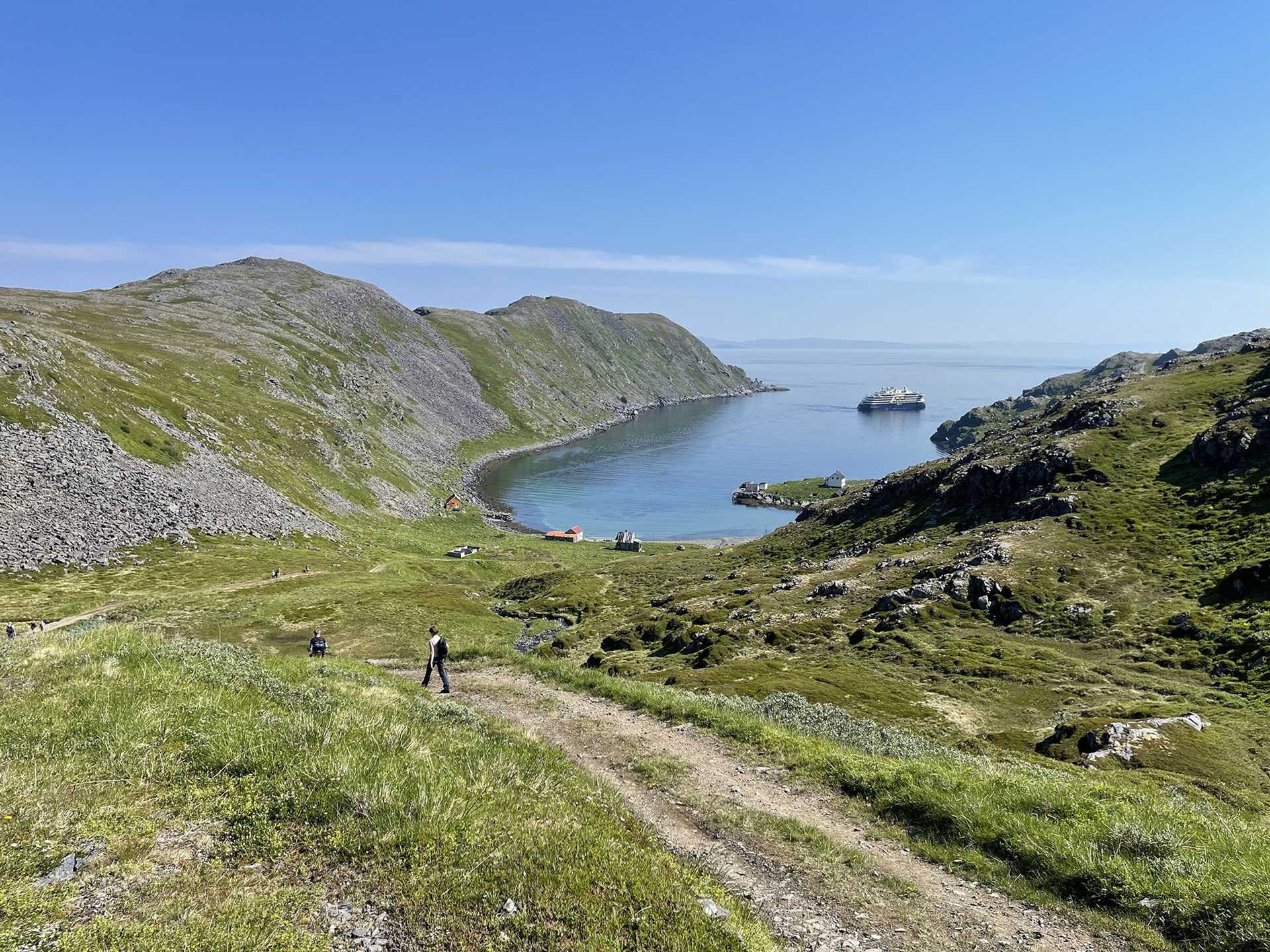 landscape with national geographic endurance in the distance